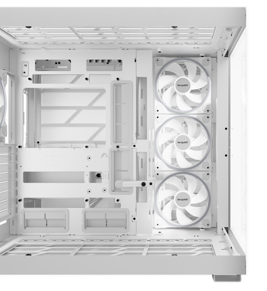 Be quiet! skříň LIGHT BASE 900FX / ATX / ARGB pásek / 4x140mm ARGB fan / 2xUSB 3.0 / USB-C / panoramatická / bílá