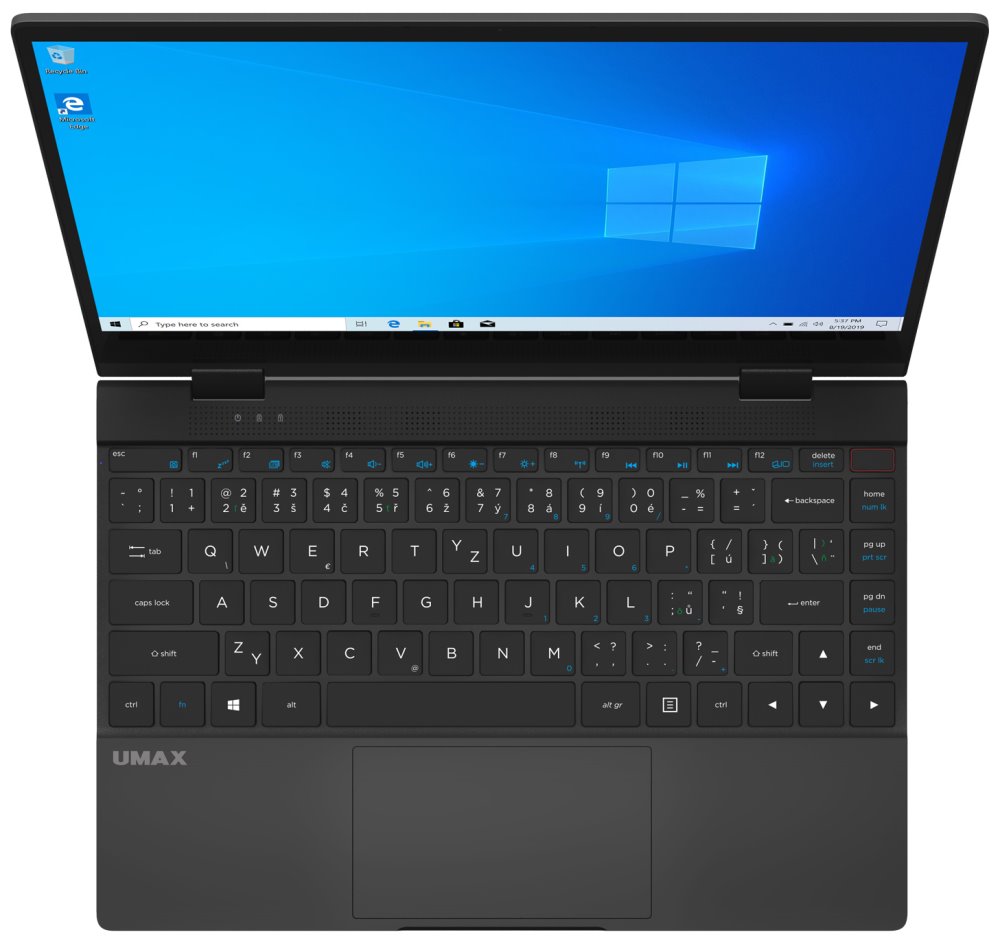 OPRAVENÉ - UMAX tablet PC VisionBook 13Wr Flex/ 2in1/ 13,3" IPS/ 1920x1080/ N4020/ 4GB/ 128GB Flash/ 2x USB-C/ W10 Pro/ ...
