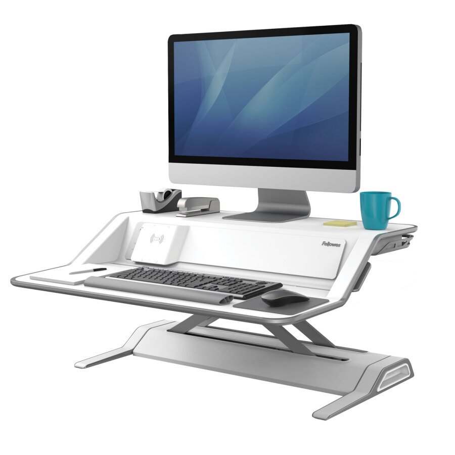 FELLOWES pracovní stanice Sit-Stand Lotus bílá