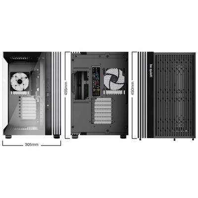 Be quiet! skříň LIGHT BASE 600LX / ATX / 4x 120mm ARGB fan / 2xUSB 3.0 / USB-C / panoramatická / černá