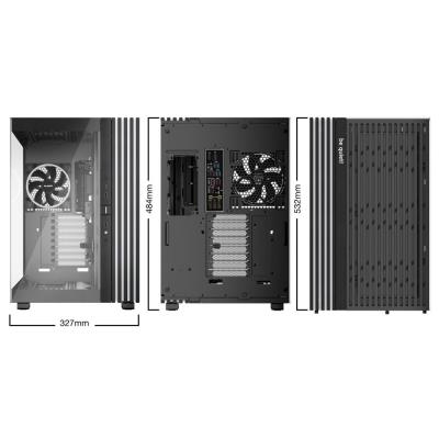 Be quiet! skříň LIGHT BASE 900FX / ATX / ARGB pásek / 4x140mm ARGB fan / 2xUSB 3.0 / USB-C / panoramatická / černá