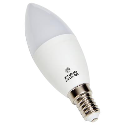 Xtend Home smart LED žárovka, E14, RGB+W, 4.8W, 450lm, barevná, stmívatelná, WiFi, Tuya