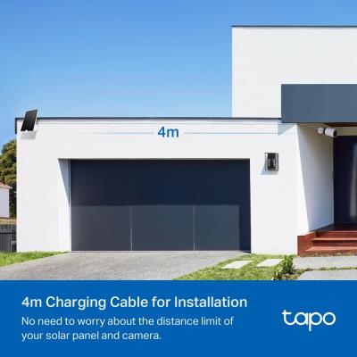 TP-Link Tapo A200, solární panel pro bateriové Tapo kamery, 4.5W, IP65