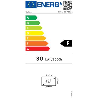 DAHUA 32" LED LM32-P301A/ IPS panel/ 2560x1440 (QHD)/ 1200:1/ 4ms/ 350 cd/m2/ HDMI/ DP/ USB-C/ PIVOT/ VESA 75x75/ černý