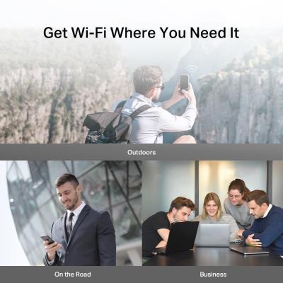 TP-Link Mercusys MT110 mobilní LTE Modem s WiFi routerem, 1x slot SIM, 150Mbps na 2,4GHz, baterie 2200mAh