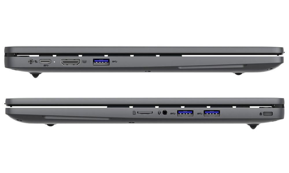 UMAX notebook VisionBook 14WN Plus/ 14,1" IPS/ 1920x1080/ N100/ 8GB/ 256GB SSD/ HDMI/ USB-C/ 3x USB 3.0/ W11 Pro/ šedý