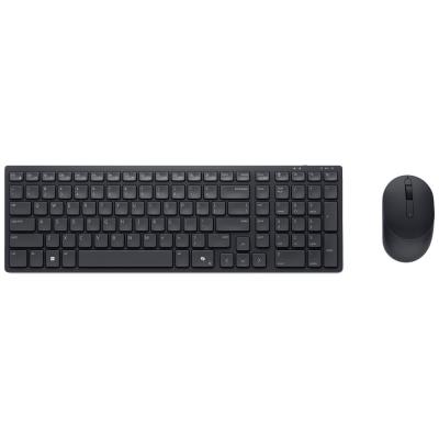 ROZBALENÉ - DELL KM555/ US Mezinárodní/ bezdrátová tichá klávesnice + myš/ USB/ černá