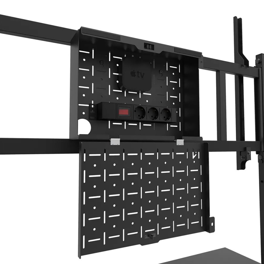 Neomounts FL50-575BL1 Neomounts MOVE Go XL Mobile Floor Stand (fast install, height adjustable), black