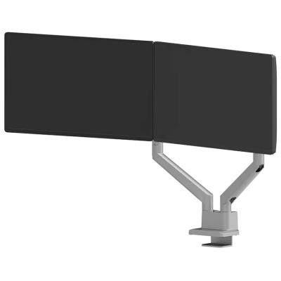 Neomounts DS70-250SL2 Neomounts NEXT Slim Desk Mount, double display (topfix clamp/grommet), silver