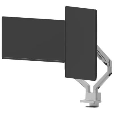 Neomounts DS70-250SL2 Neomounts NEXT Slim Desk Mount, double display (topfix clamp/grommet), silver