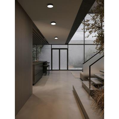 IMMAX NEO RONDATE SLIM SMART stropní svítidlo 25 x 7cm 18W Zigbee 3.0, TUYA, černé