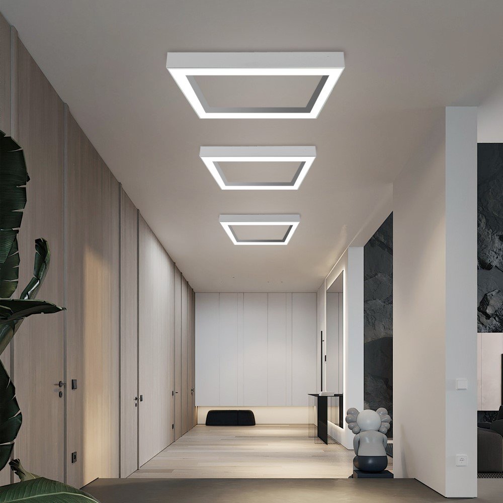 IMMAX NEO CANTO SLIM SMART stropní svítidlo 80x80cm 60W Zigbee 3.0, TUYA, bílé