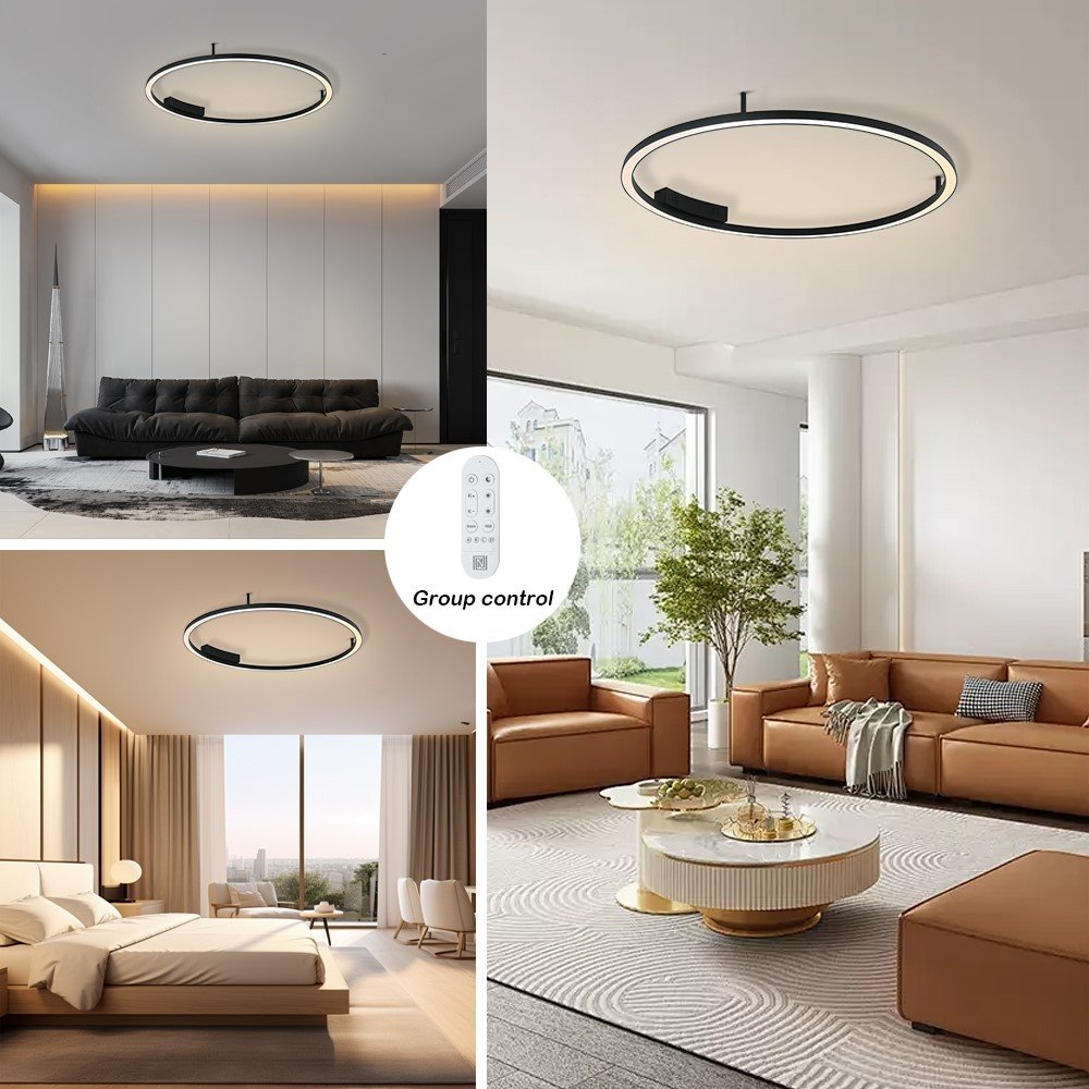 IMMAX NEO FINO SMART nástěnné + stropní svítidlo 80cm 55W 4285lm Zigbee 3,0 s DO, TUYA, černé