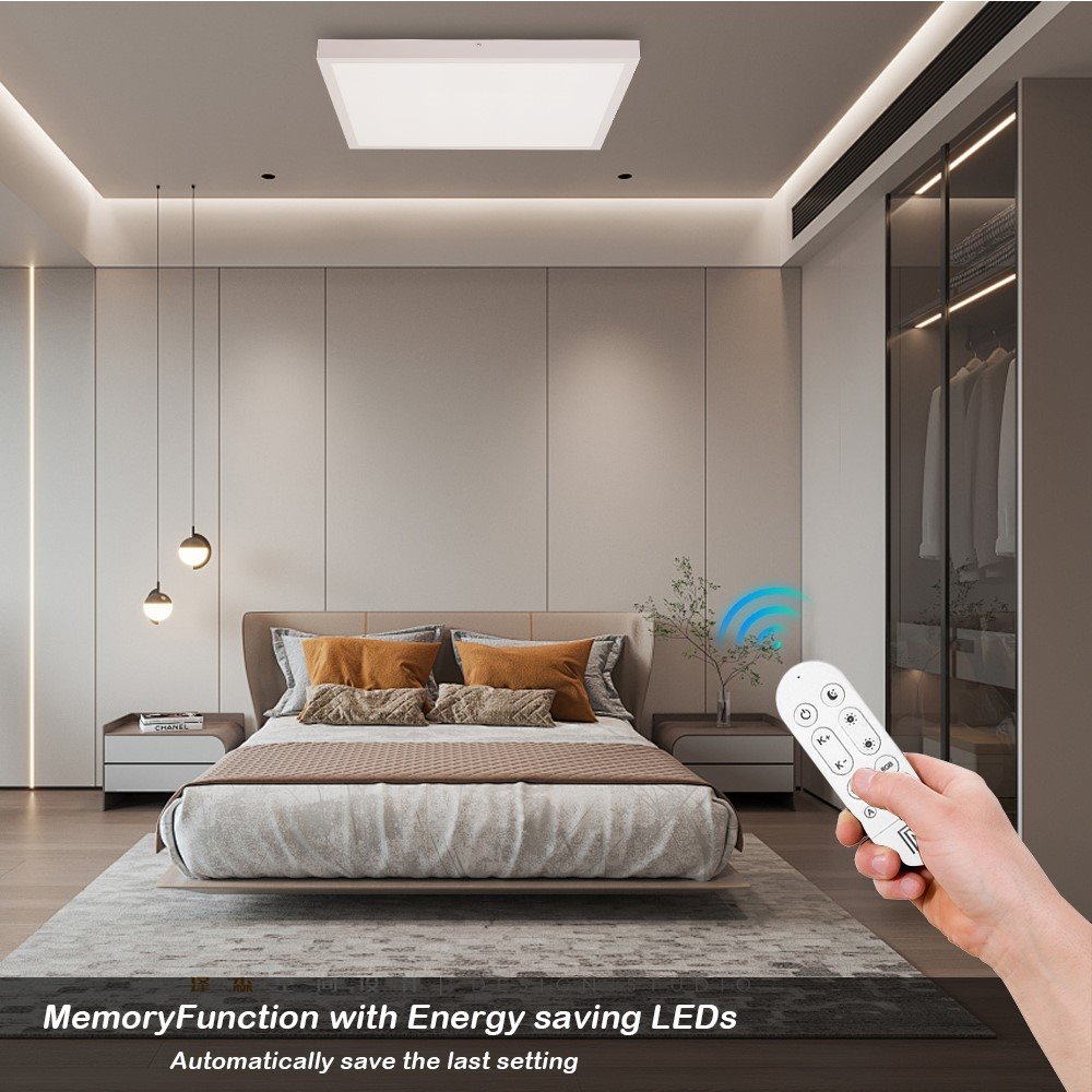 IMMAX NEO LITE FRAME SMART stropní svítidlo 60x60cm , IP44, CCT, s podporou BEACON, Wi-Fi, TUYA, bílé