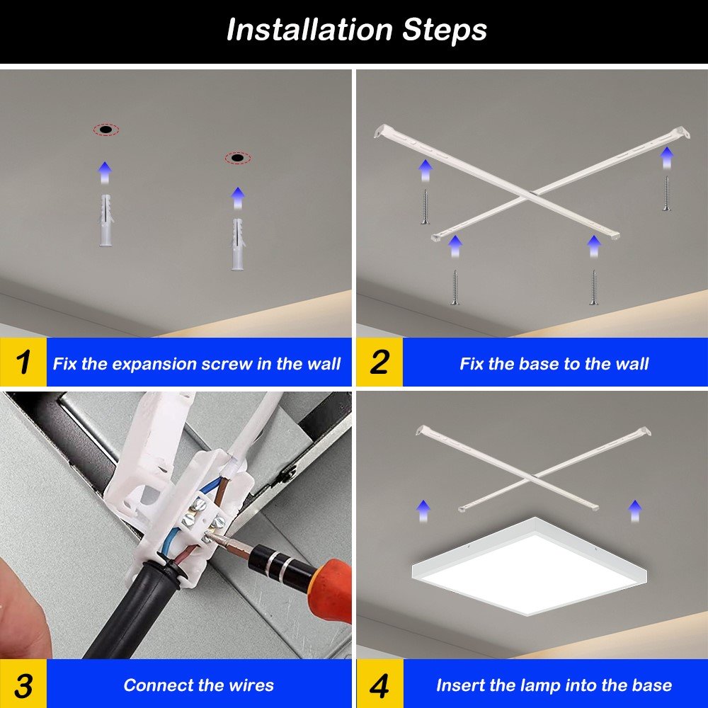 IMMAX NEO LITE FRAME SMART stropní svítidlo 60x60cm , IP44, CCT, s podporou BEACON, Wi-Fi, TUYA, bílé