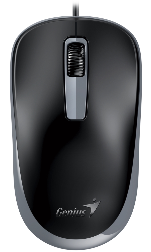 GENIUS DX-125S/ drátová/ tichá/ 1200 dpi/ USB/ černošedá
