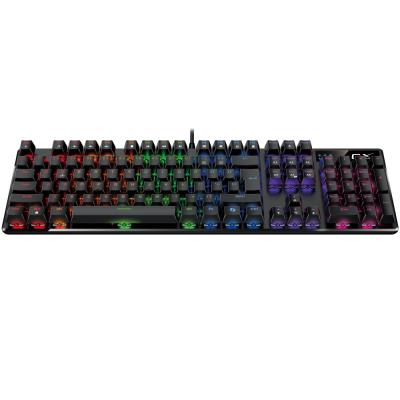 GENIUS GX GAMING Scorpion K12/ drátová/ mechanická/ Brown Switches/ RGB podsvícení/ Copilot/ USB/ černá/ CZ+SK layout
