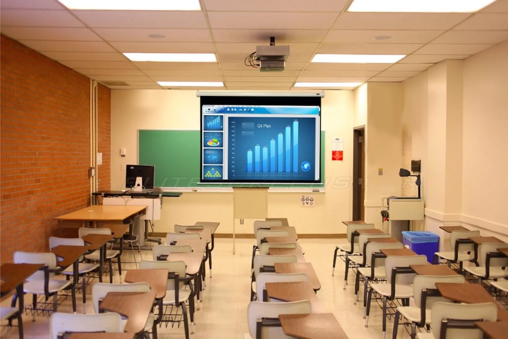 ELITE SCREENS plátno roleta 100" (254cm)/ 4:3/ 152,4×203,2cm/ gain 1.1/ case bílý