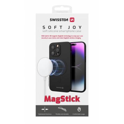 Swissten pouzdro soft joy magstick pro apple iphone 16 black