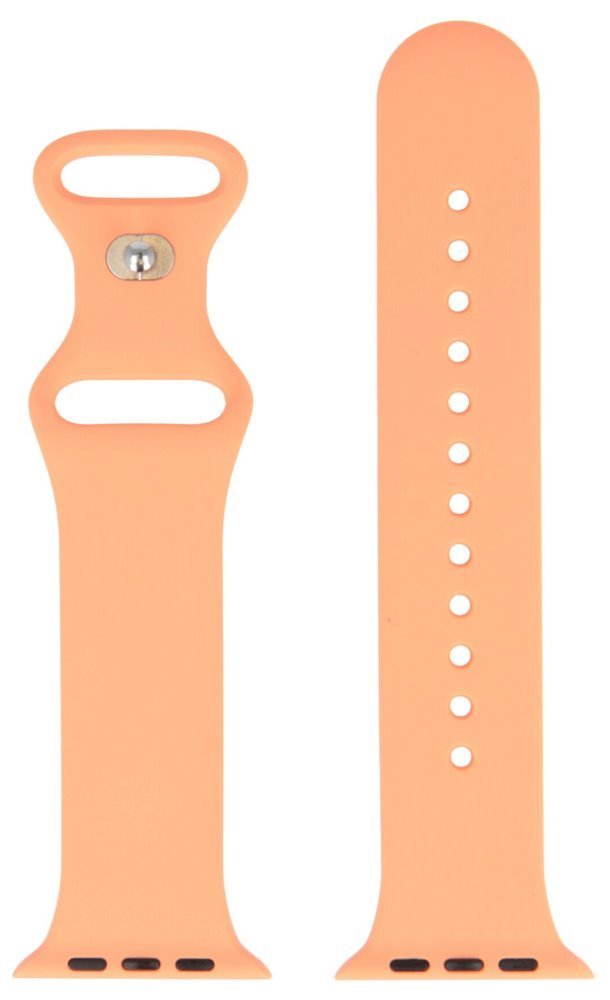 Swissten řemínek pro apple watch silikonový 38 / 40 / 41 mm oranžově růžový