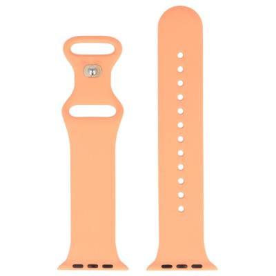 Swissten řemínek pro apple watch silikonový 42 / 44 / 45 / 49 mm oranžově růžový