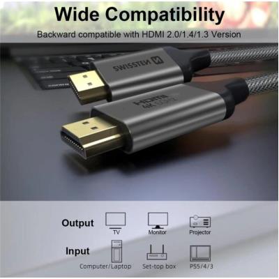 Swissten kabel hdmi na hdmi 4k 60hz 2,0 m