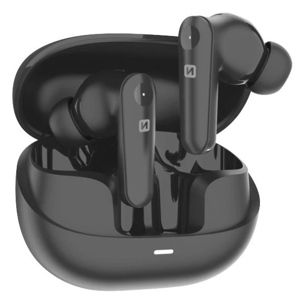 Swissten bluetooth anc sluchátka focus černá