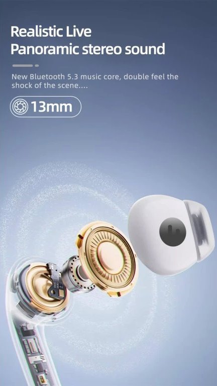 Swissten bluetooth anc sluchátka focus bílá