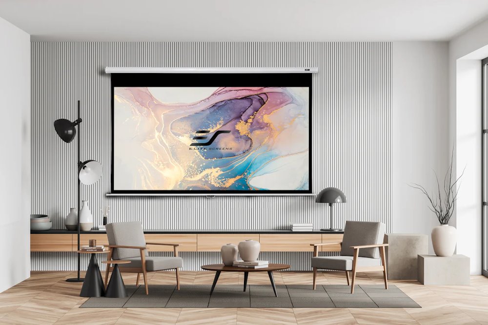 ELITE SCREENS plátno roleta 150" (381cm)/ 16:9/ 186,7×332cm/ gain 1.1/ case bílý