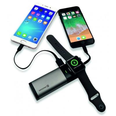 SWISSTEN 2in1 APPLE WATCH MFi POWER BANK 6700 mAh