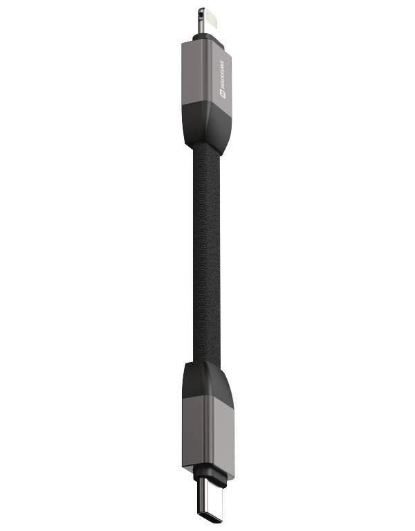 Swissten magnetický keychain kabel usb-c / lightning 9,7 cm
