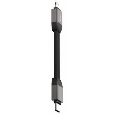 Swissten magnetický keychain kabel usb-c / lightning 9,7 cm