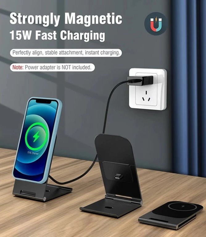 Swissten bezdrátová nabíječka ultra tenká (kompatibilní s magsafe)