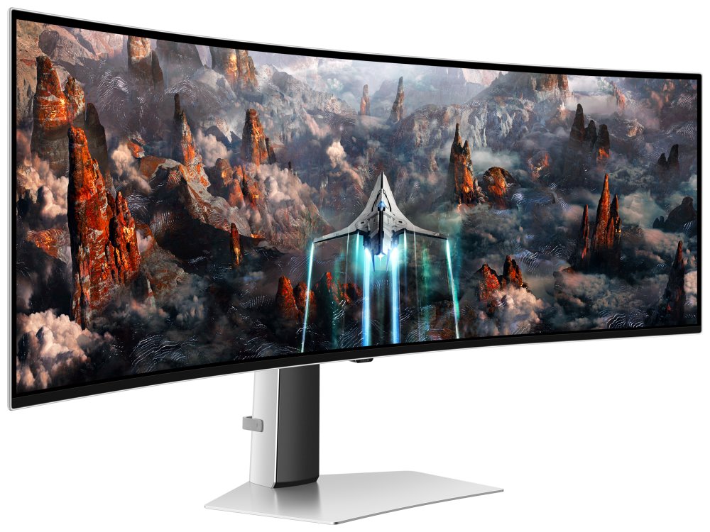 OPRAVENÉ - POŠKOZENÝ OBAL - Samsung Odyssey OLED G9 49" / Prohnutý / DQHD 5120x1440 / 32:9 / OLED / 240Hz / 0,03ms / HDM...