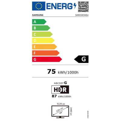 OPRAVENÉ - POŠKOZENÝ OBAL - Samsung Odyssey OLED G9 49" / Prohnutý / DQHD 5120x1440 / 32:9 / OLED / 240Hz / 0,03ms / HDM...