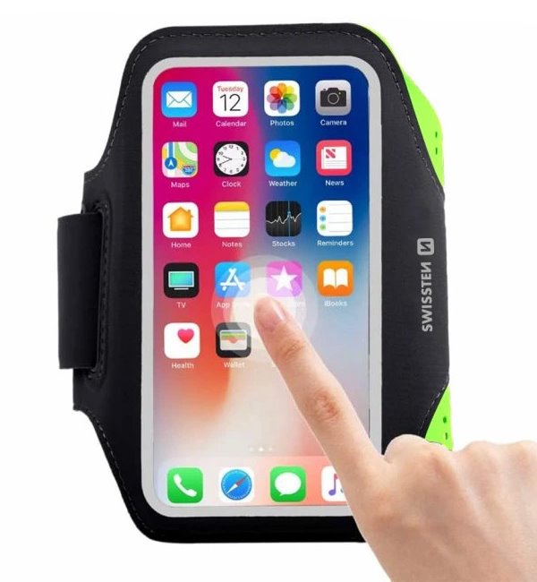 Swissten pouzdro armband case vel. 7,0" černé