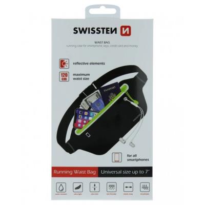 Swissten pouzdrowaist bag černé