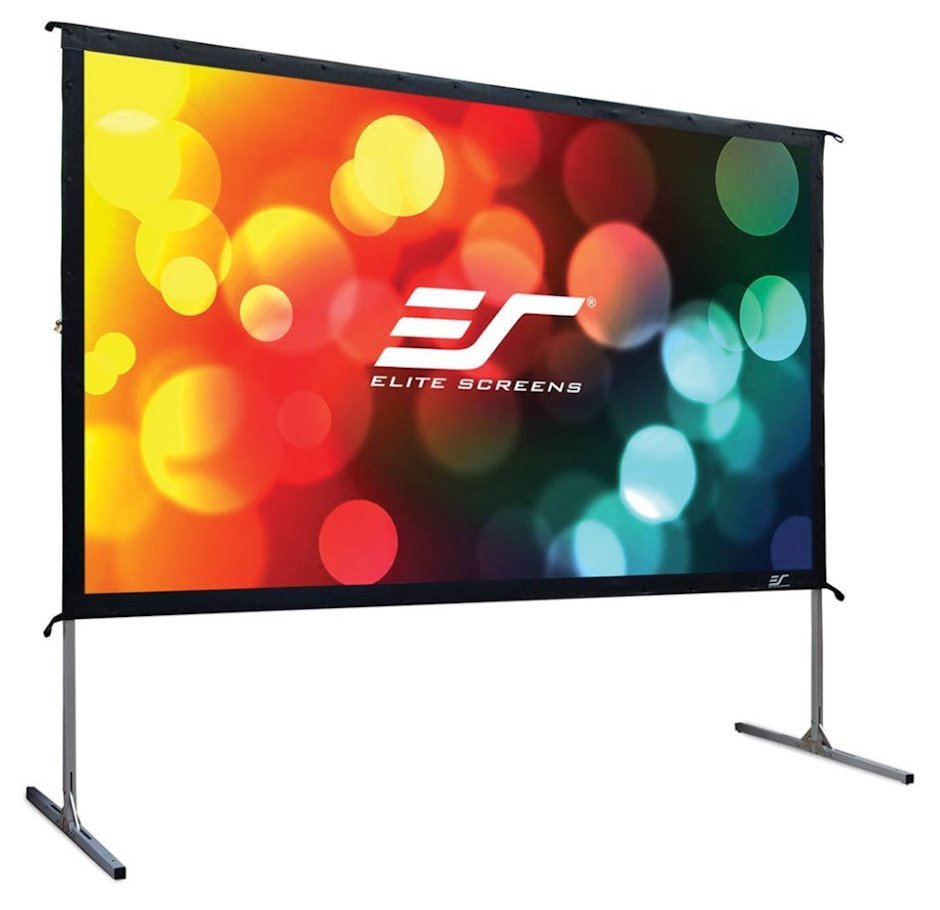 ELITE SCREENS plátno mobilní outdoor stativ 180" (457,2cm)/ 16:9/ 224×398,5cm/ hliníkový/ přední a zadní projekce