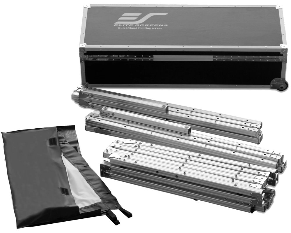 ELITE SCREENS plátno mobilní stativ 150" (381cm)/ 16:9/ 186,9×332cm/ gain 1.1/ CineWhite