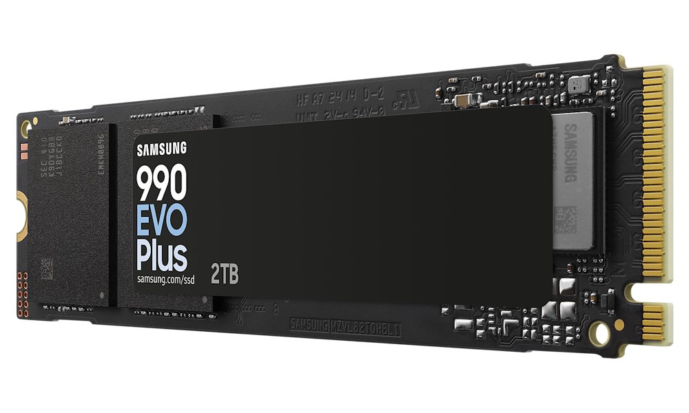 SAMSUNG 990 EVO Plus 2TB SSD / M.2 2280 / PCIe 5.0 x2 NVMe / Interní