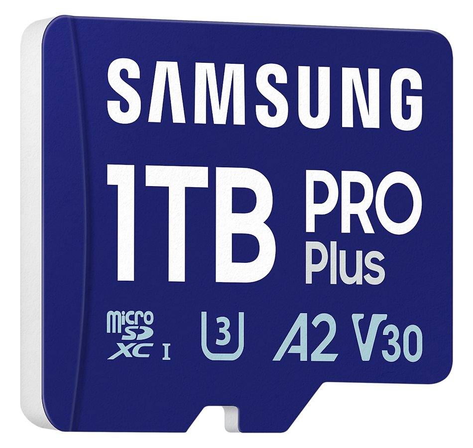SAMSUNG PRO Plus MicroSDXC 1TB + USB Adaptér / CL10 UHS-I U3 / A2 / V30