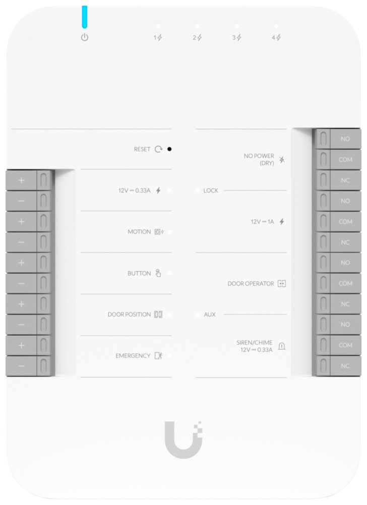 Ubiquiti UniFi Access Door Hub - Rozbočovač, 4x PoE Out, 1x PoE++ In