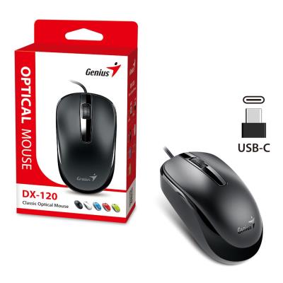 GENIUS DX-120/ drátová/ 1200 dpi/ USB-C/ černá