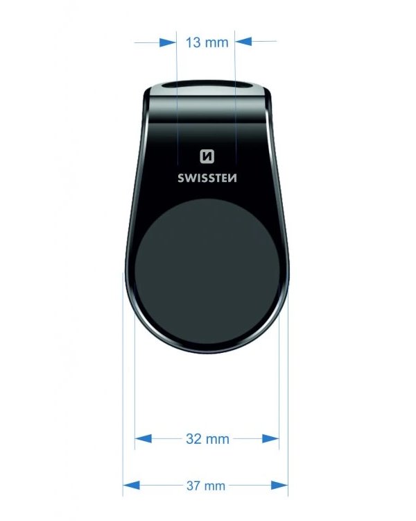 Swissten magnetický držák do ventilace autaeasy mount černý (eco balení)