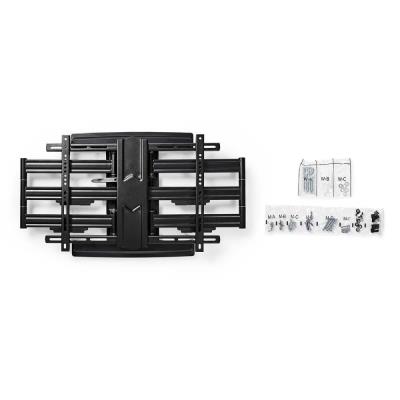 NEDIS nástěnný TV držák/ 37 - 80"/ nosnost 70 kg/ polohovatelný/ ocel/ černý