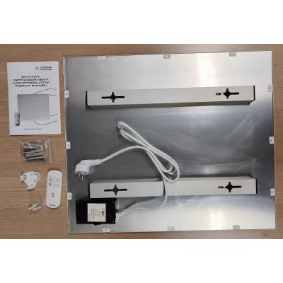 Xtend Home topný infra panel, bezrámový, 300W, 230V, bílý, Wi-Fi, Tuya