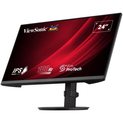 POŠKOZENÝ OBAL - ViewSonic VA2408-HDJ / 23,8"/ IPS/ 16:9/ 1920x1080/ 5ms/ 100Hz/ 250cd/m2/ HDMI / VGA / DP / výšk. nast.