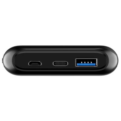 Energizer powerbanka QE10009PQ 10000mAh, Power Delivery, bezdrátové nabíjení, černá