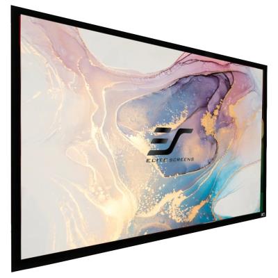 ELITE SCREENS plátno v pevném rámu 150" (381cm)/ 16:9/ 186,9×332cm/ gain 1.1/ rám černý 6cm/ CineWhite