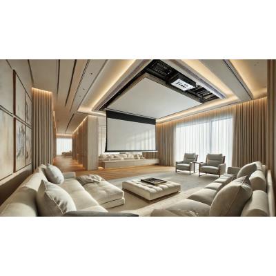 ELITE SCREENS plátno elektrické motorové stropní 135" (342,9cm)/ 16:9/ 168,1×299cm/ gain 1.1/ 12" drop